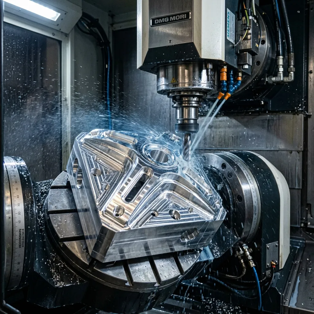 5 eksen CNC işleme ile karmaşık geometriler